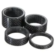 Stem Washers Carbon Fiber Headset Spacers For 1-1/8 (28.6mm) MTB Bicycle Fork