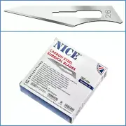 100pcs No. 26 Sterile Carbon Steel Surgical Scalpel Butter Blade Dermaplaning