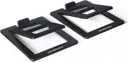 C-1 Desktop Speaker Stands for Small Speakers Tilted Tabletop Steel Computer
