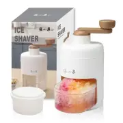 Hand-cranked Shaver Ice and Snow Cone Machine, Manual Shaved Ice Machine Hous...