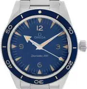 Omega Seamaster 300 Blue Dial Diver Mens Watch 41mm 234.30.41.21.03.001