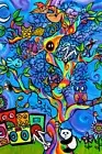 Thorn Motet Psychedelic Comic Animals Print Wall Art Home Decor - POSTER 20x30