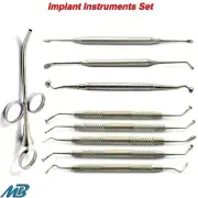 Dental Periosteal Bone Compactor Syringe Implant Surgery Sinus Lift Elevators CE