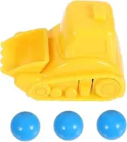 ERINGOGO 1 Set Car Puzzle Track Attachments Board Maze Game Jigsaw Puzzle Balls Puzzle Games Maze Accessories Ball Maze Game Educational Learning Plastic Yellow