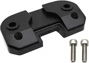 QccHieUs Motorcycle Handlebar Riser Extension Clamp Multifunction Easy to Install Handle Bar Riser Modified for Scrambler1100, Black