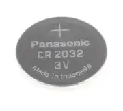 CR2032 Button Battery, 3V, 20mm Diameter