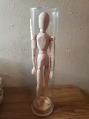 IKEA Wooden Articulated Artist Model Gestalta Poseable 13" Figure