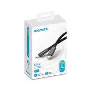 Momax 8K Elite link 60W USB C to USB C-1m - Black