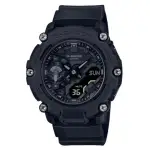 【CASIO 卡西歐】CASIO G-SHOCK 數位雙顯 碳核心防護構造 樹脂錶帶 防水 200 米 雙 LED 燈(GA-2200BB-1A)