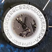 ISA 2331 Swiss Made Quartz Movement Watch Part 3 Hands Date At 3