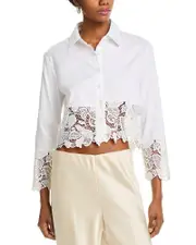 Generation Love Issa Lace Trim Shirt