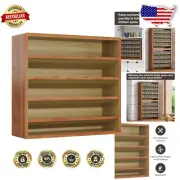 Elegant Bamboo 4-Tier Spice Rack - Freestanding Countertop Organizer