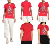 Roberto Cavalli Snake Print Monogram Cotton Top Lounge Iconic Top