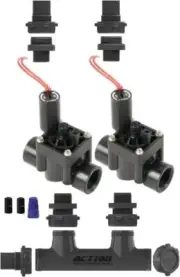 Hunter Action Machining 2 Zone Manifold Valve Kit - PGV101GS With Flow Control