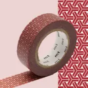 Masking Tape MT Tradi Kumikikkou - Red