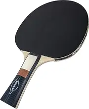 SUNFLEX Atomic C15 Table Tennis Bat, Learning Bat for Beginners Approaching Advanced Level, Pips-in with 1.0 mm Sponge, Ergo Grip Concave Handle, 170g with Stickfix