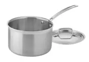 Cuisinart 4-Quart Skillet Stainless Steel Cookware Multiclad w Cover MCP194-20N