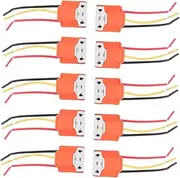 Universal Car Headlight Retrofit Kit H4 Socket Wire Harness and Ball Plug Socket Set