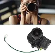 Gigicial 4mm F1.0 Lens 104° Wide Angle Board Lens, Prime Lens, HD 8MP Lens for Security Camera Universal Lens Full Color Warm Light Lens Day and Night