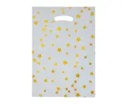 100PCS Kids Favors Aluminum Film Bag Small Five-pointed Star Candy Package Party - White