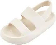 [AUSLAND] Men's Slide Sandal with Double Strap Open Toe Soft Footbed 90122