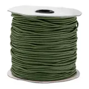 328ft(100m) 0.1"(2.5mm) Elastic String Cord Jewelry Stretchy Cord Army Green