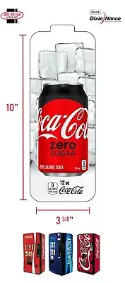 (1) Royal Vendors Chameleon Vend Label - CUSTOM - Coke Zero - 12 oz