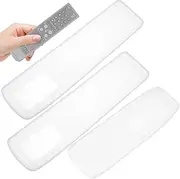 iplusmile 3 Pack Universal Tv Remote Cover Silicone Protective Case for Tv Air Conditioner Cover for Remote Controls