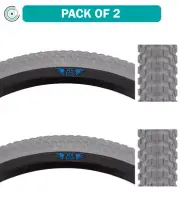 Pack of 2 SE Bikes Cub 26x2.0 Clincher Wire TPI 65 Gy/Black Reflective BMX Bike
