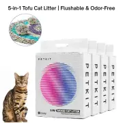 PETKIT 5-in-1 Cat Litter – Flushable, Strong Clumping, Odor Control, Dust-Free