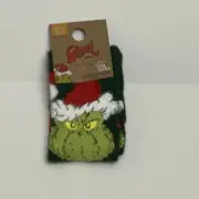 Primark Santa Grinch Cozy Socks US 6-10 Seuss Stole Christmas Green 2024 New