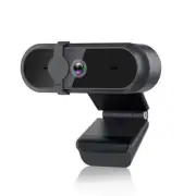 Autofocus 2K QHD Webcam with Privacy Cover, Microphone, Web Computer Camera,