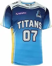 [Dynasty Sports] NRL 2022 Warm Up Tee Shirt - Gold Coast Titans - Rugby League - Dynasty - 5XL