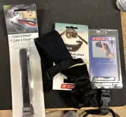 OP TECH Cam Strap QD + SLR Wrist Strap + Pro Loop Strapm all MINT