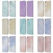 OFFICIAL SUZAN LIND PASTEL MARBLE LEATHER BOOK CASE FOR APPLE iPOD TOUCH MP3