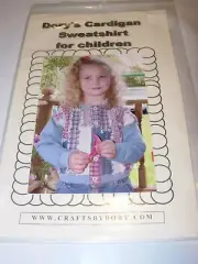 GIRLS CHILDS FABRIC SEWING PROJECT PATTERN SWEATSHIRT PATCHWORK ONE SIZE