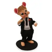 Handsome GROOM MOUSE! Annalee 6" Doll Figure Wedding Shower Bridal Party Gift!