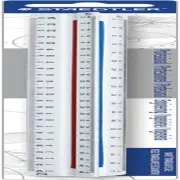 Triangular Scale Engineers Ruler, 12 Inch, 98718-34BK