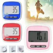 1× Step Counter Distance Fitness LCD Pedometer Step Jogging Walking AG10 H3T5