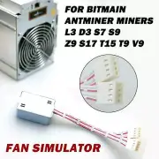 1X Fan Simulator for Bitmain Antminer Miner L3 D3 S7 S9 Z9 S17 T15 T9 V9 Mining