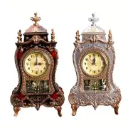 Charming Wall Mountable Analog Clock Vintage Style Decorative Home Accent