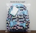 NEW Pottery Barn Kids Mackenzie NAVY RAINBOW DACHSHUND Small Backpack *dog puppy