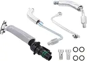 MOTOKU Turbo Oil Return Drain Line and Oil Feed Pipe Kit for Chevrolet Trax Sonic 2012-2020 Cruze 2011-2019 for Buick Encore 2013-2021 1.4L