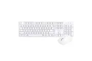 Bonelk KM-314 Slim 2.4Ghz Wireless Keyboard Mouse Combo For Desktop Laptop White