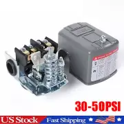 30-50 PSI Well Water Pump Pressure Control Switch Adjustable Double Spring Pole