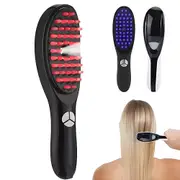 LED Scalp Massager Comb Electric Hair Growth Brush with Built In Spray for Scalp Care