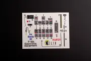 F-104 Electrical Equipment - 3D decals for Kinetic kit 1/48 Kelik K48121