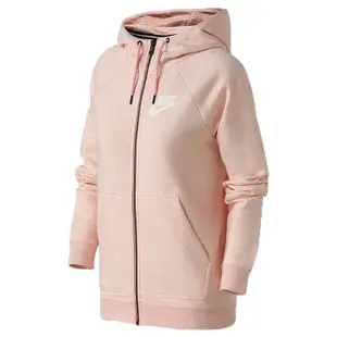 NIKE NSW RALLY HOODIE 女款粉色連帽外套-NO.930910646