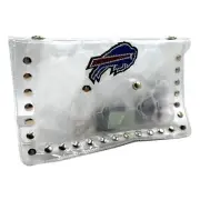 Cuce Women's Buffalo Bills Stadium Compliant Clear Envelope Bag