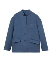 Gucci Drop Shoulder Oversized Jacket IT40,IT42 blue